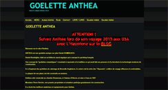 Desktop Screenshot of goelette-anthea.fr